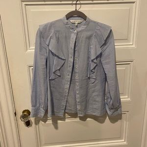 Long sleeve work blouse! XS. Barely been used!